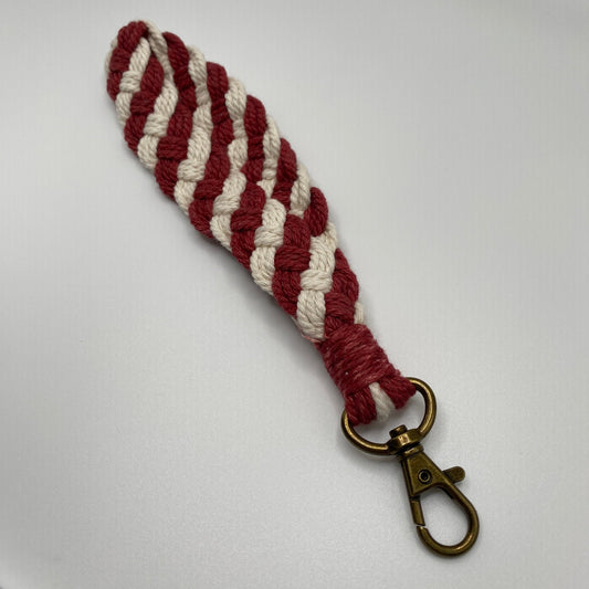 Keychain - Braided Macrame Bracelet