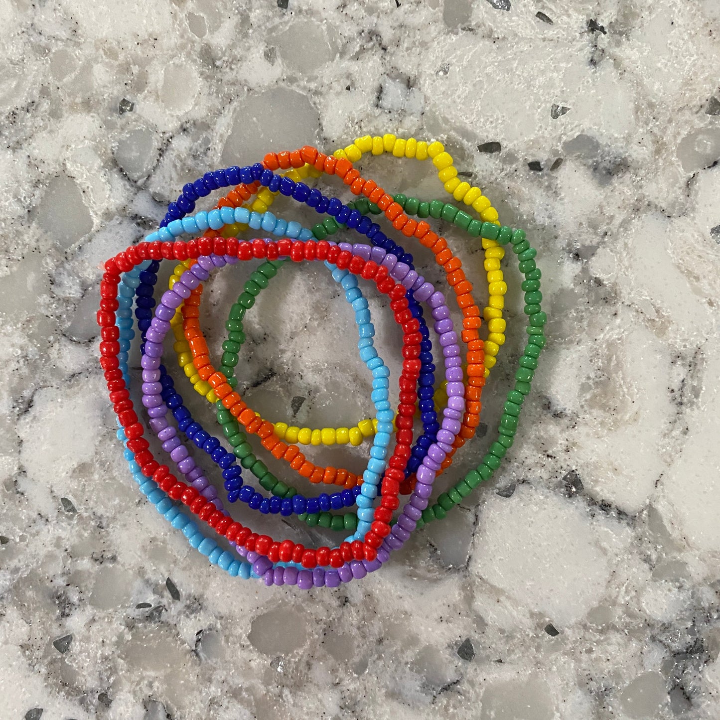 Bracelet Pack - Multi-Color Beaded - Tiny Sized Beads
