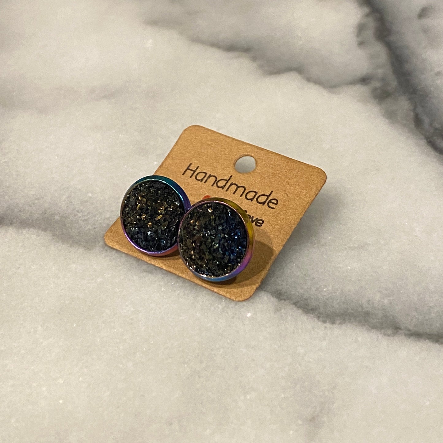 Druzy - Rainbow Oil Slick - 12mm