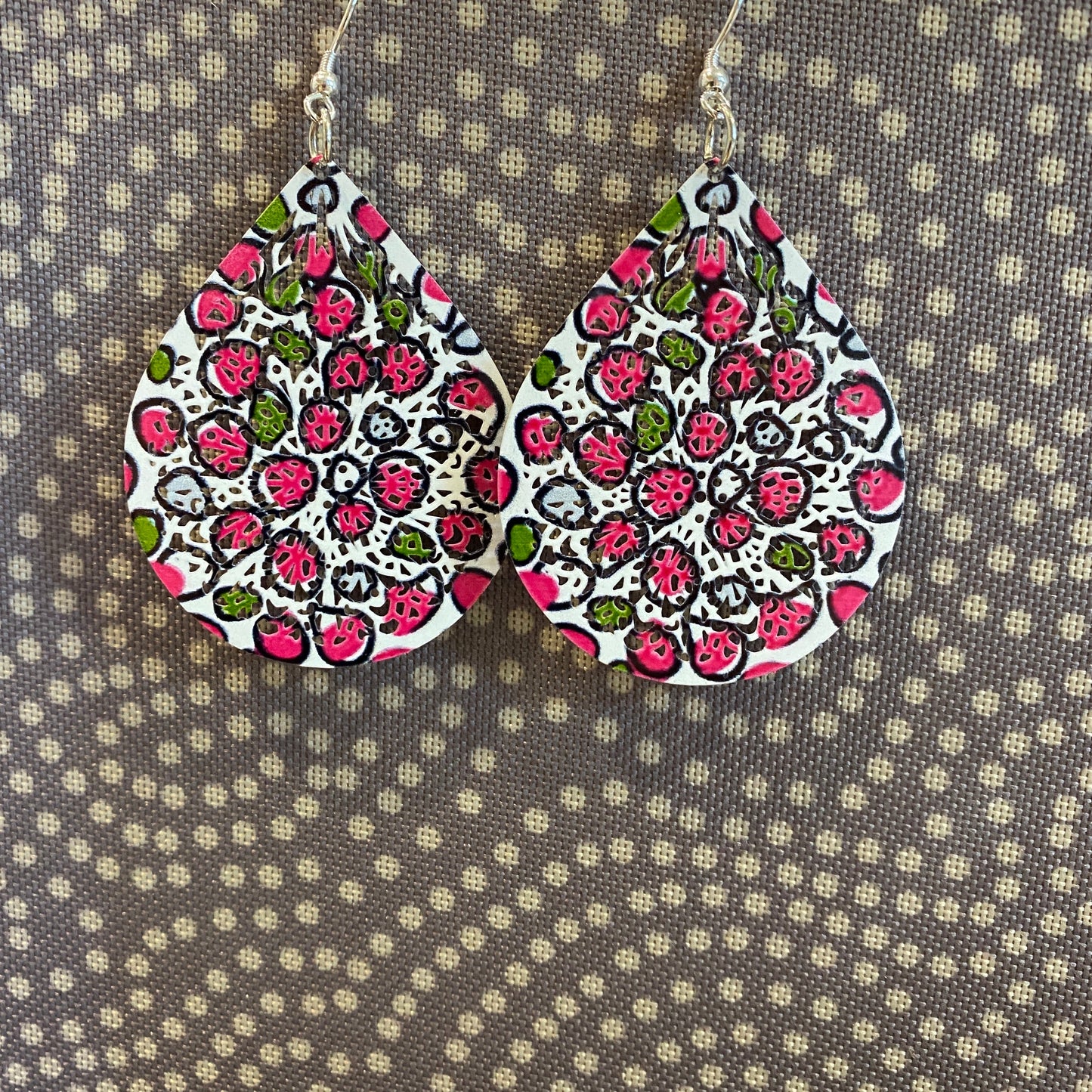 Metal Teardrop Earrings