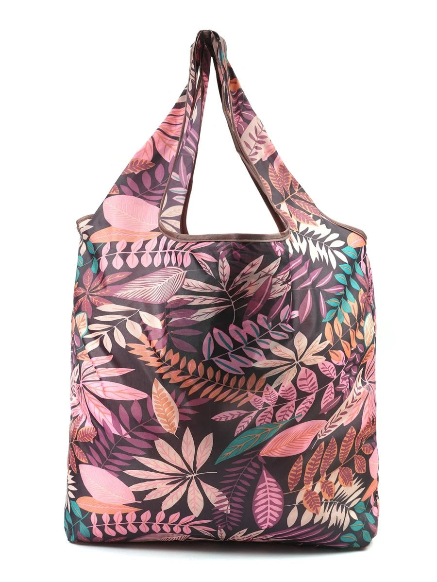 Reusable Bag - Purple Leaf