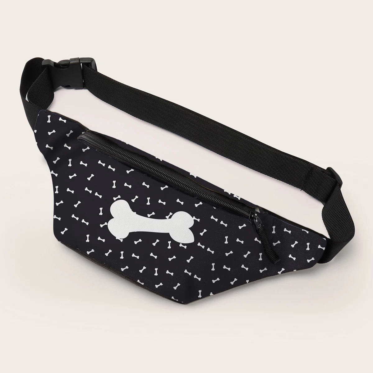 Fanny Pack Waist Bag - Dog Bone