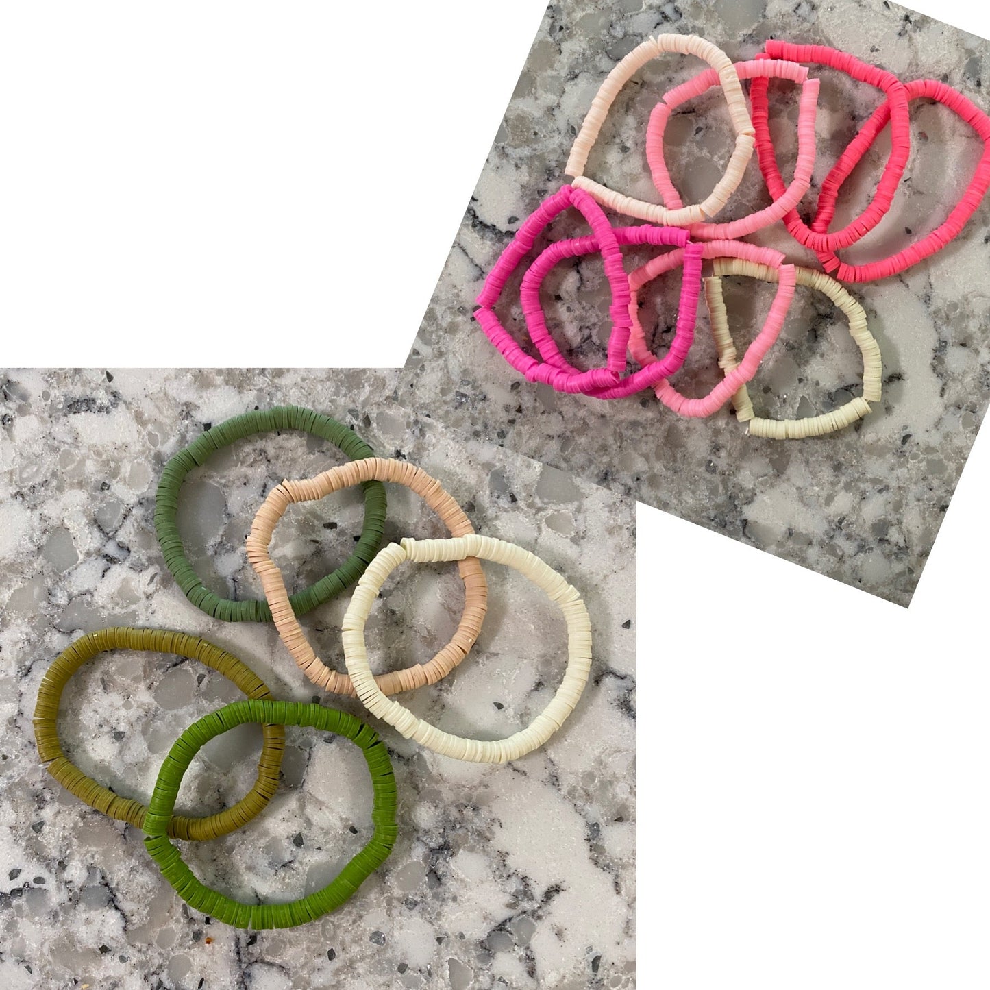 Bracelets - Stackable Clay - Set of 2