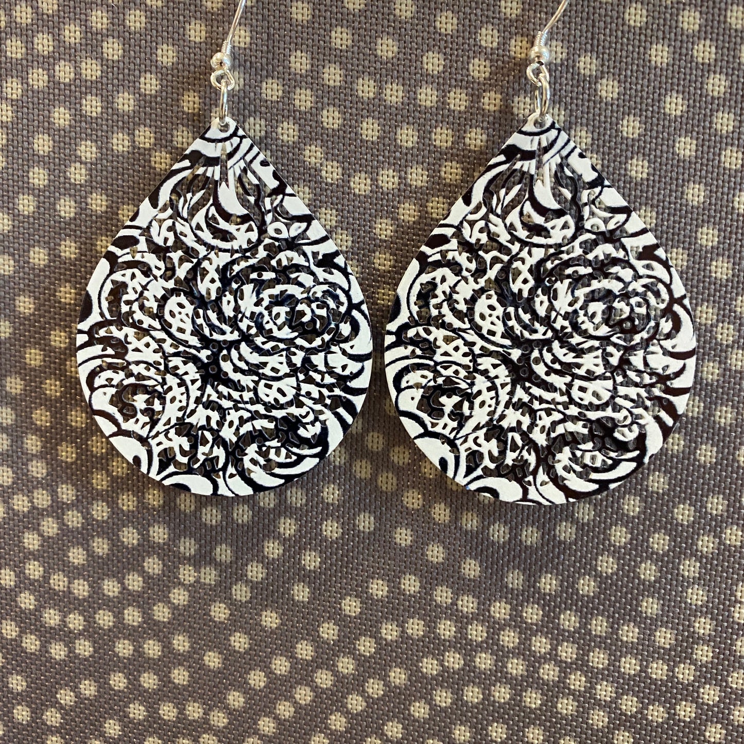 Metal Teardrop Earrings