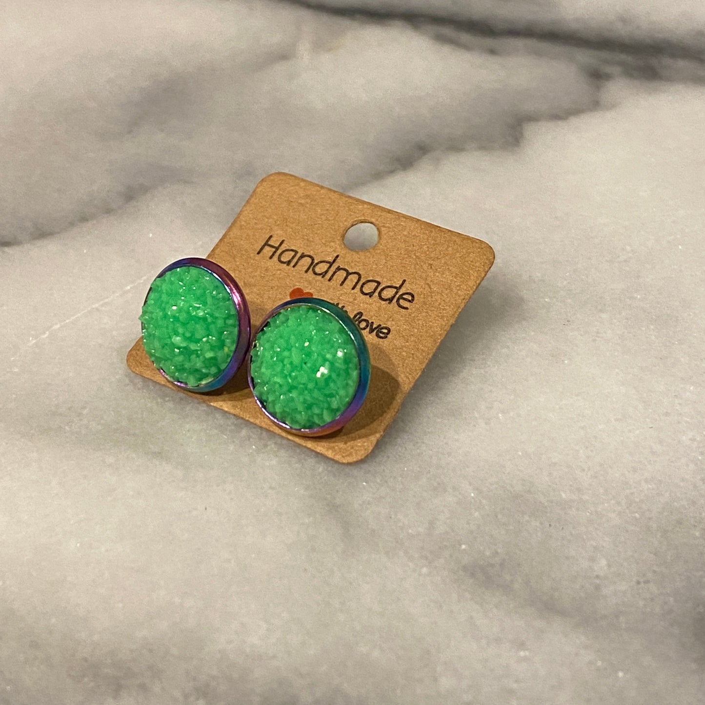Druzy - Rainbow Oil Slick - 12mm