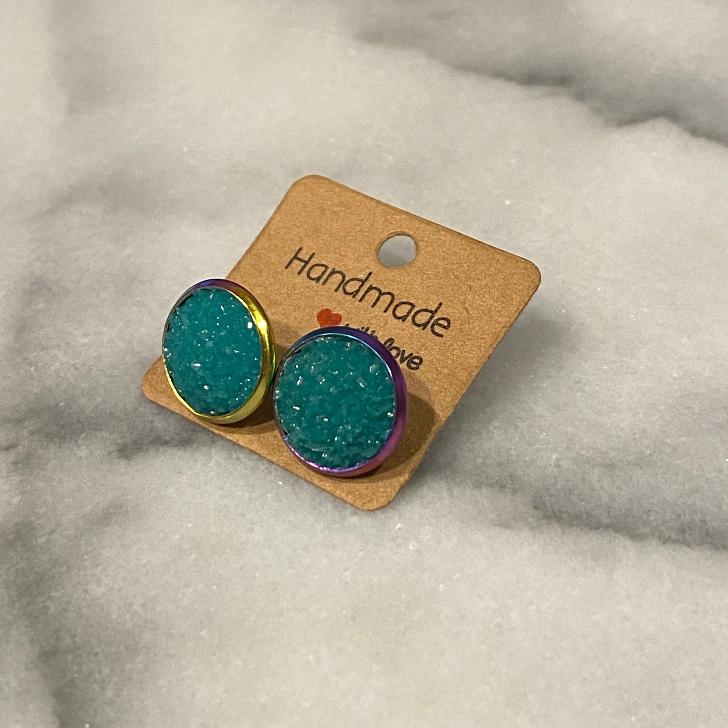 Druzy - Rainbow Oil Slick - 12mm