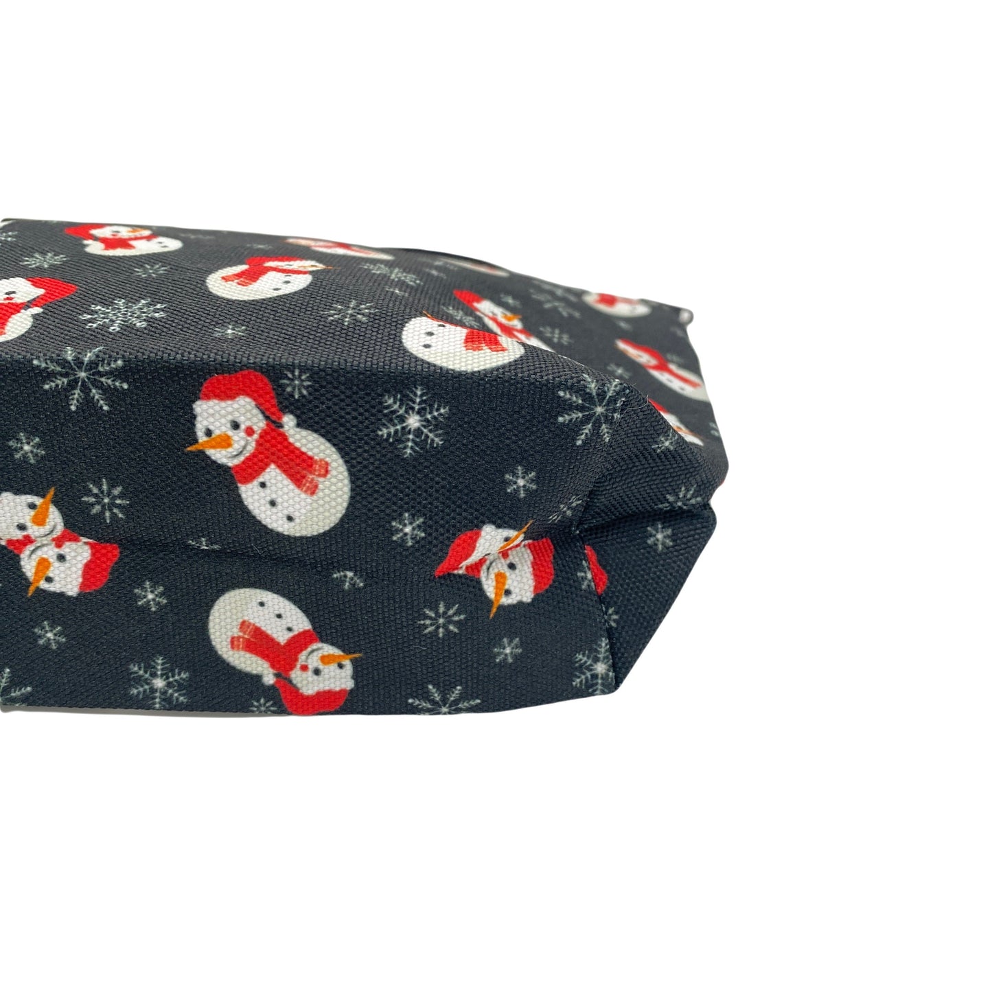 Pouch - Stand Up Bottom - Snowman on Black