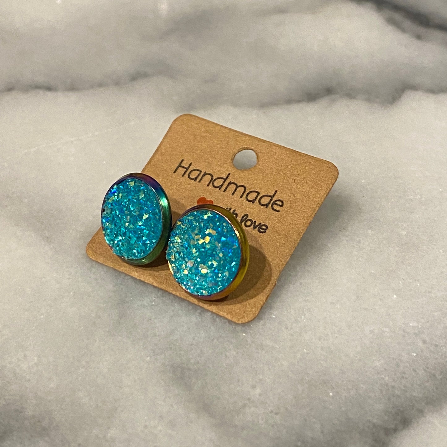 Druzy - Rainbow Oil Slick - 12mm