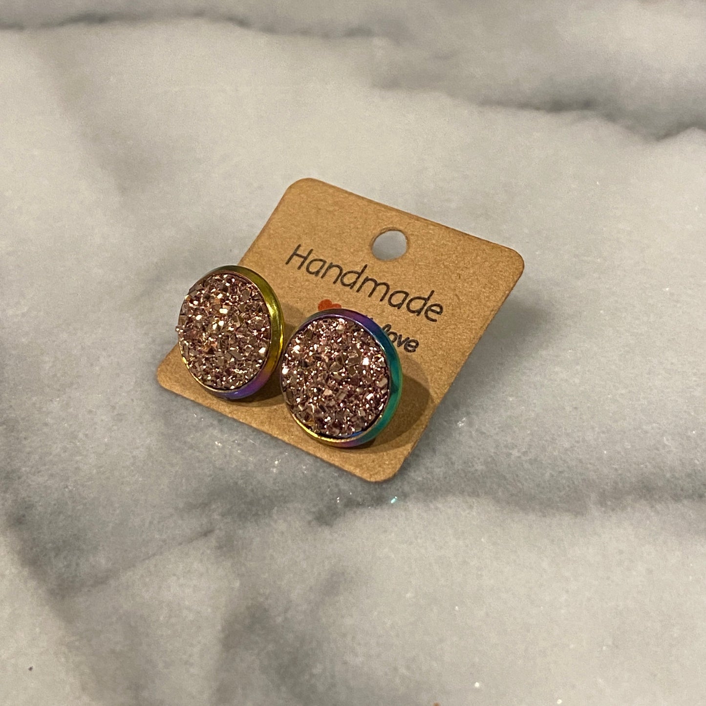Druzy - Rainbow Oil Slick - 12mm