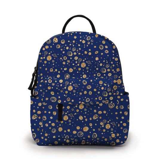 Mini Backpack - Navy Gold Dots *While Supplies Last*