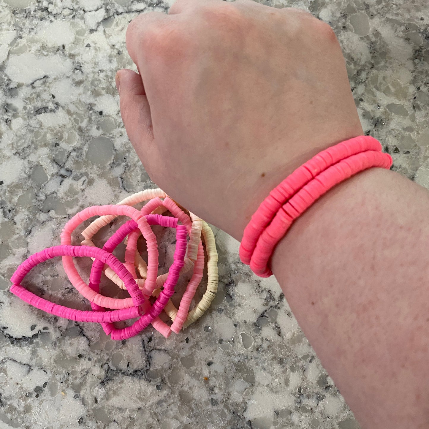 Bracelets - Stackable Clay - Set of 2