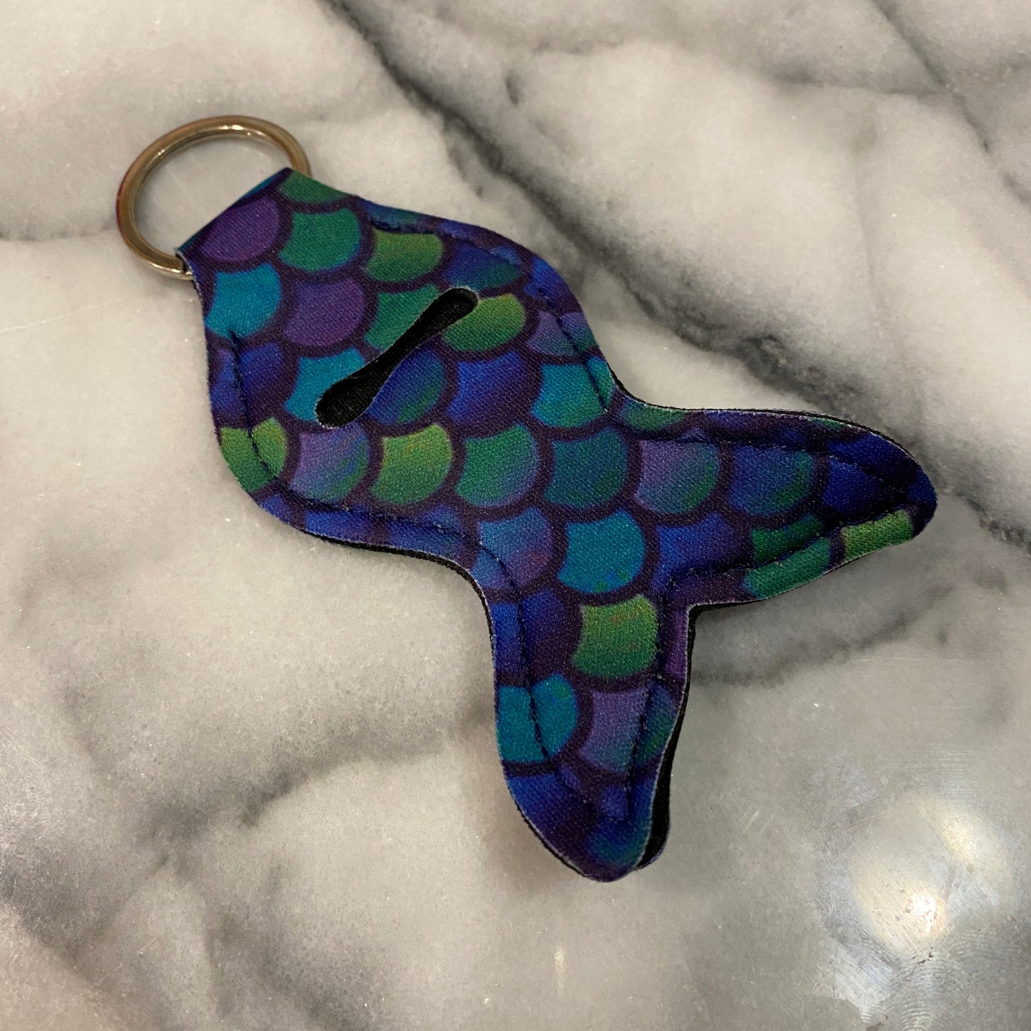 Neoprene - Mermaid Tail Chapstick Holder