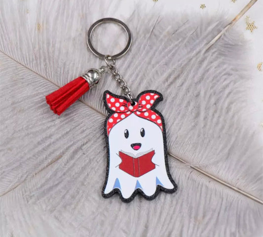 Keychain - Ghost Bandana - Halloween