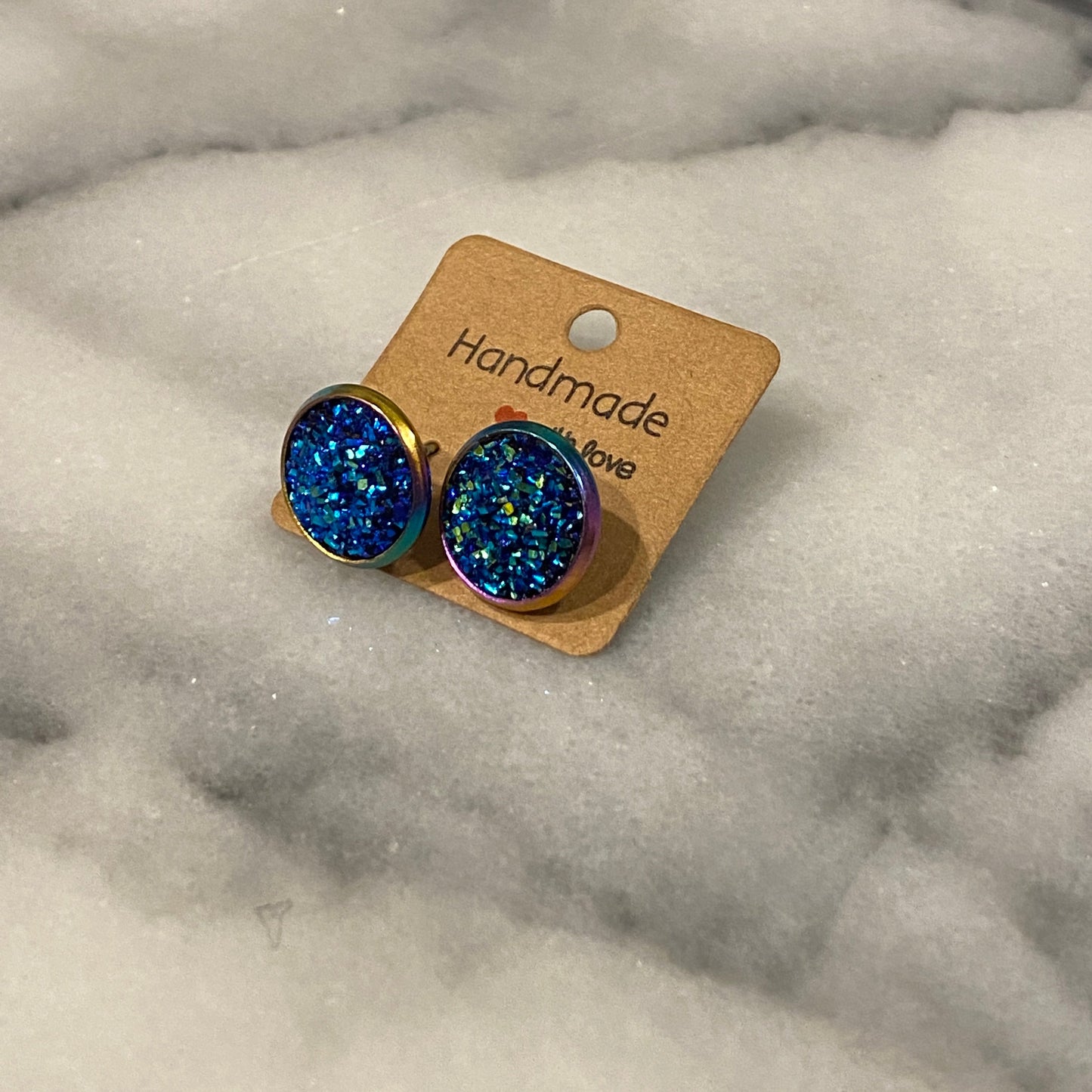 Druzy - Rainbow Oil Slick - 12mm