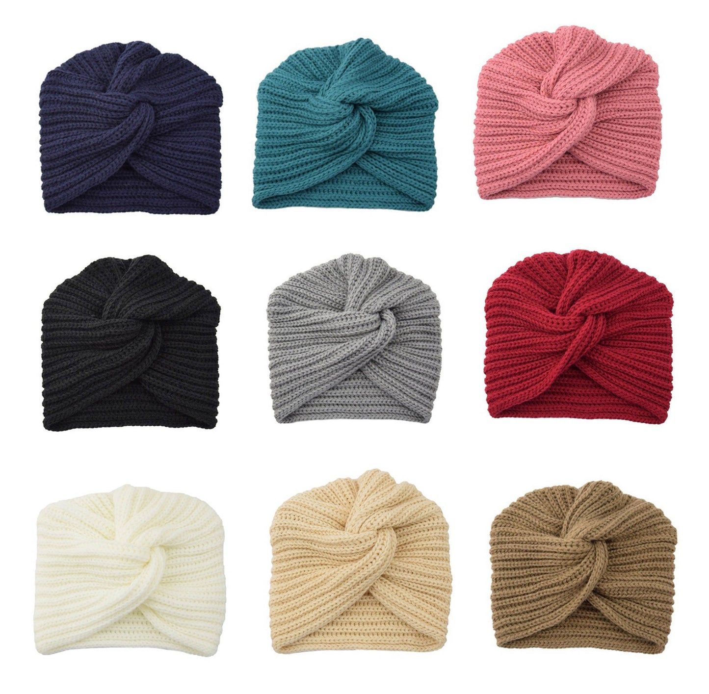 Adult Twist Hat - Solids
