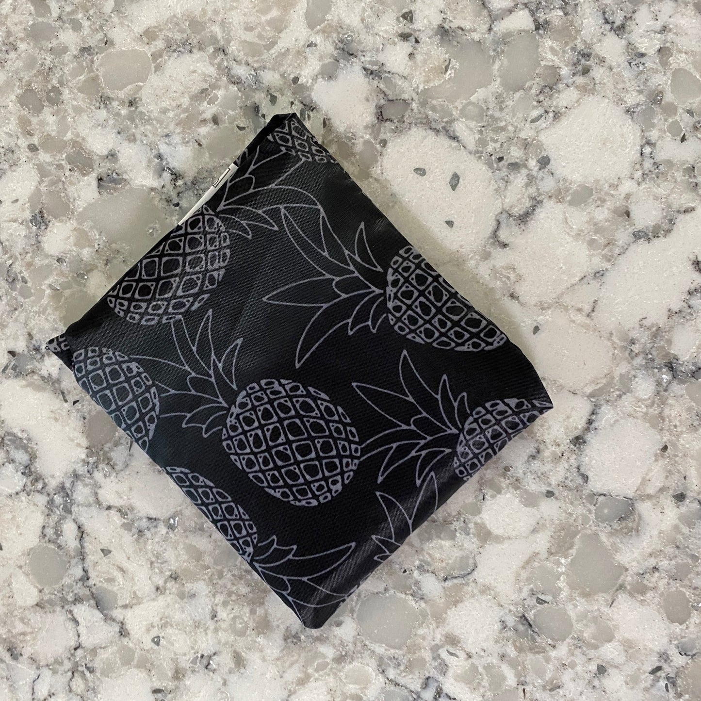 Reusable Bag - Black Pineapple
