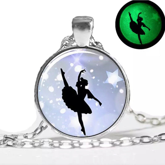 Necklace - Glow In The Dark Ballerina