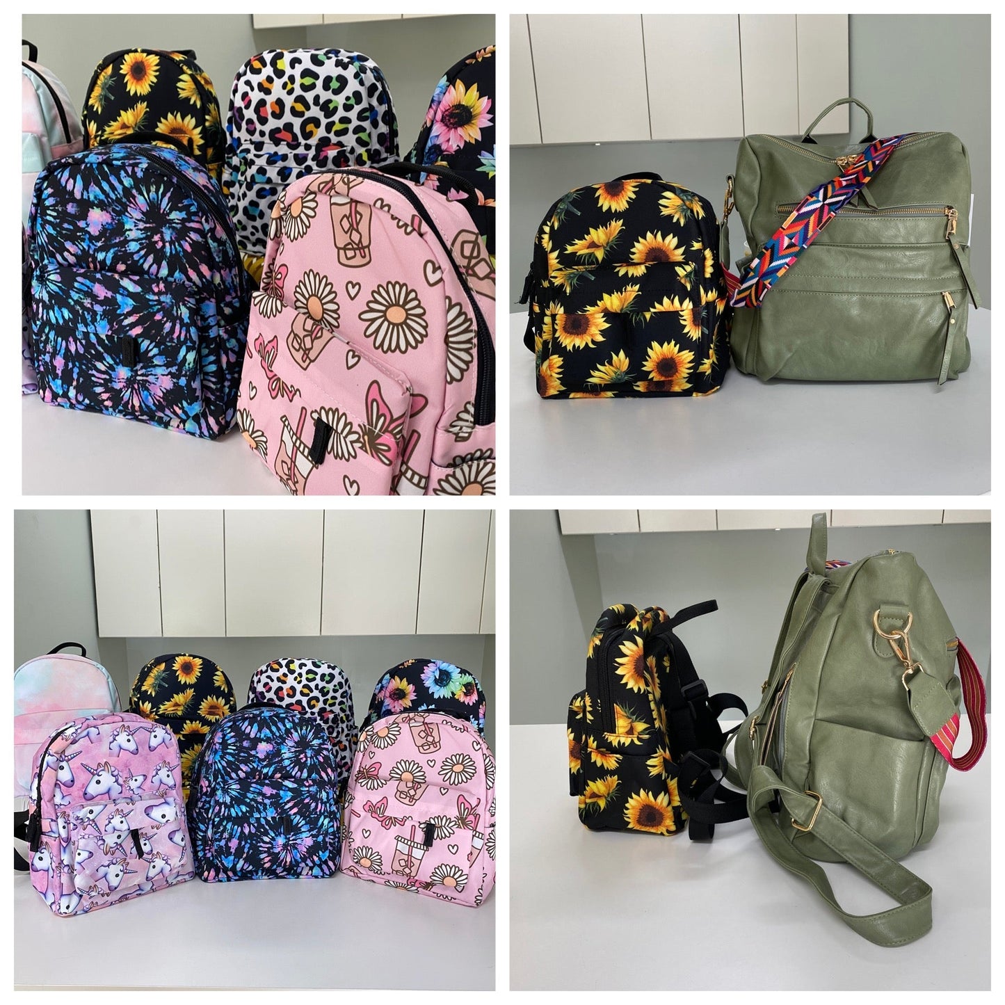 Mini Backpack - Knit Galaxy Pastel