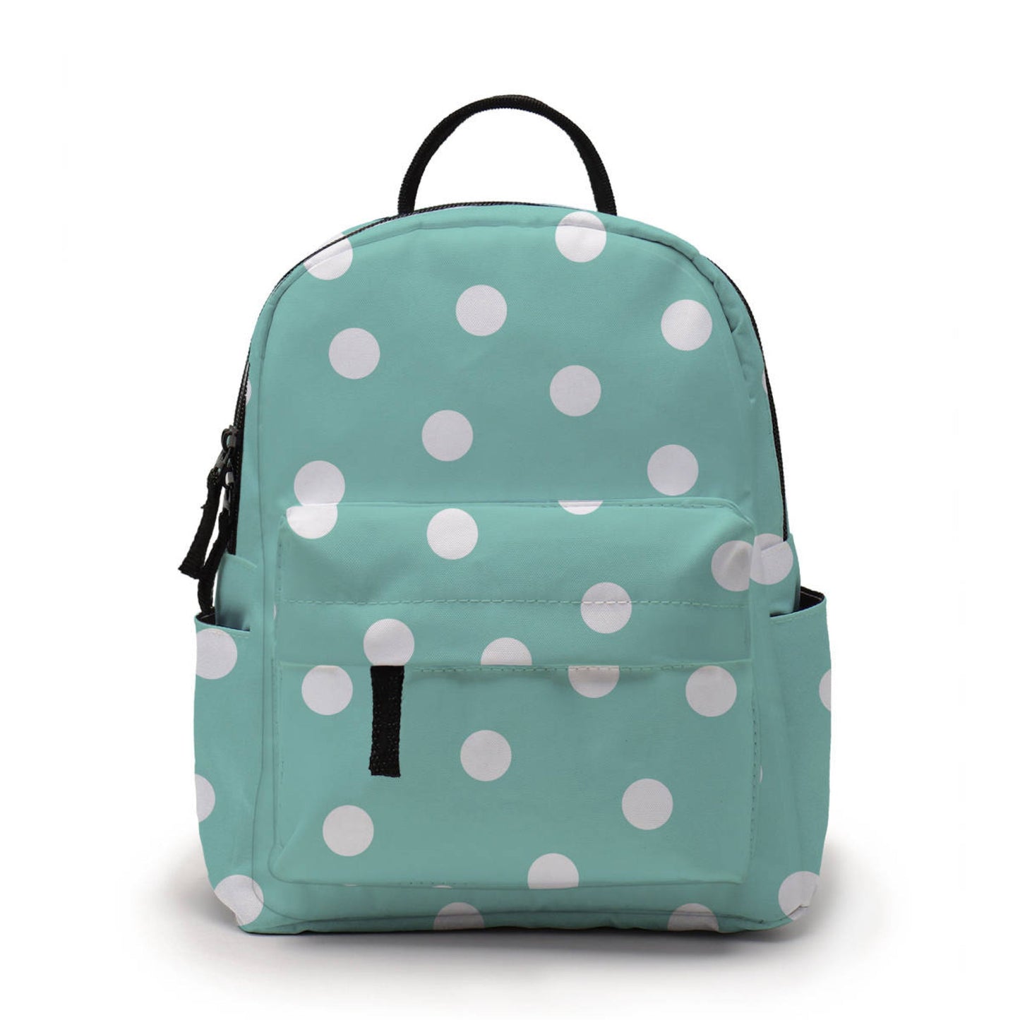 Mini Backpack - Mint Polkadot