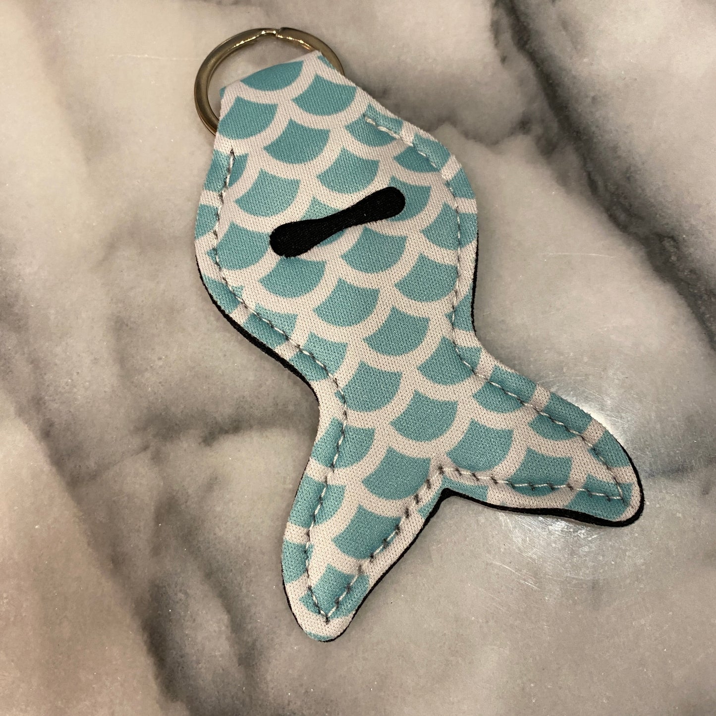 Neoprene - Mermaid Tail Chapstick Holder