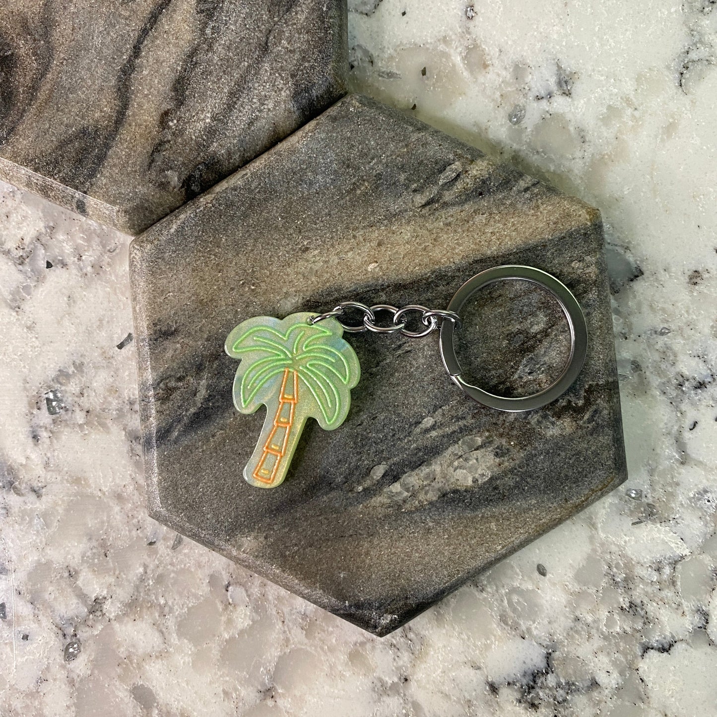 Keychain - Palm Tree