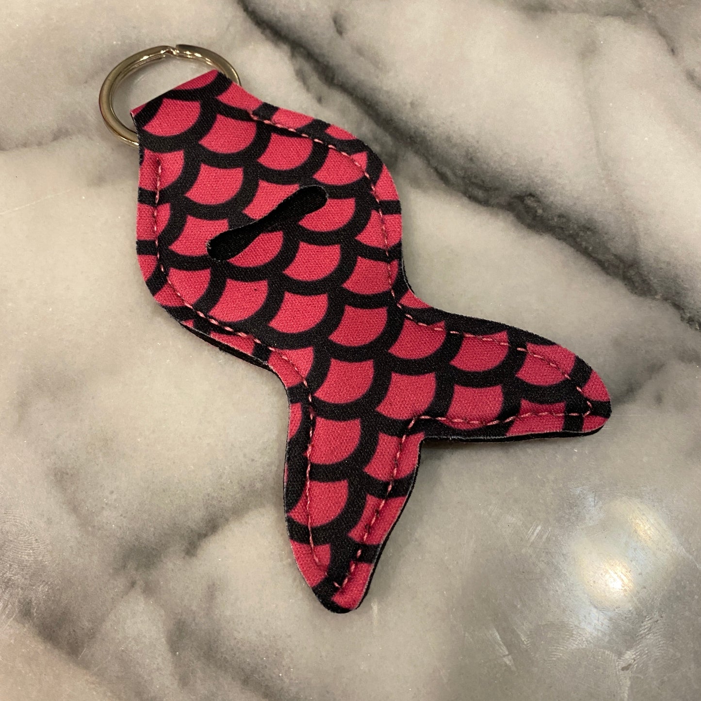 Neoprene - Mermaid Tail Chapstick Holder