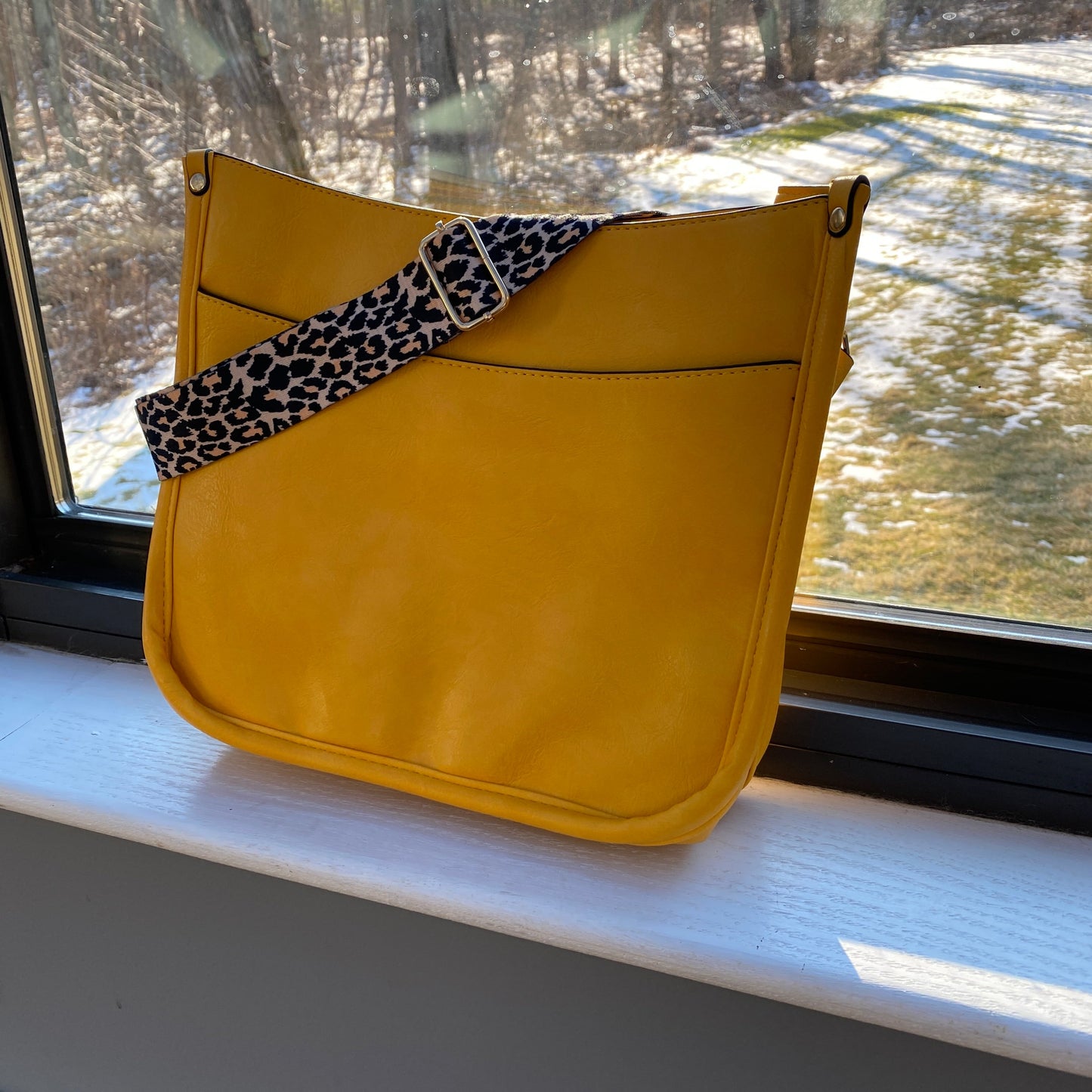 Aubree Crossbody Purse - Mustard