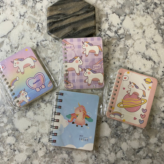 Mini Notebooks - Unicorn