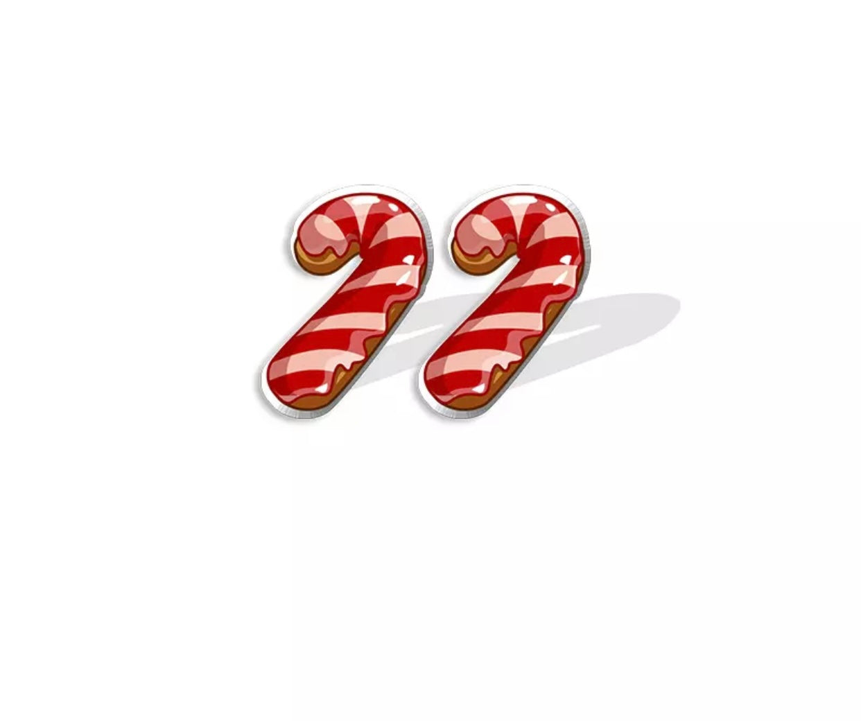 Acrylic Stud Earrings - Christmas Holiday