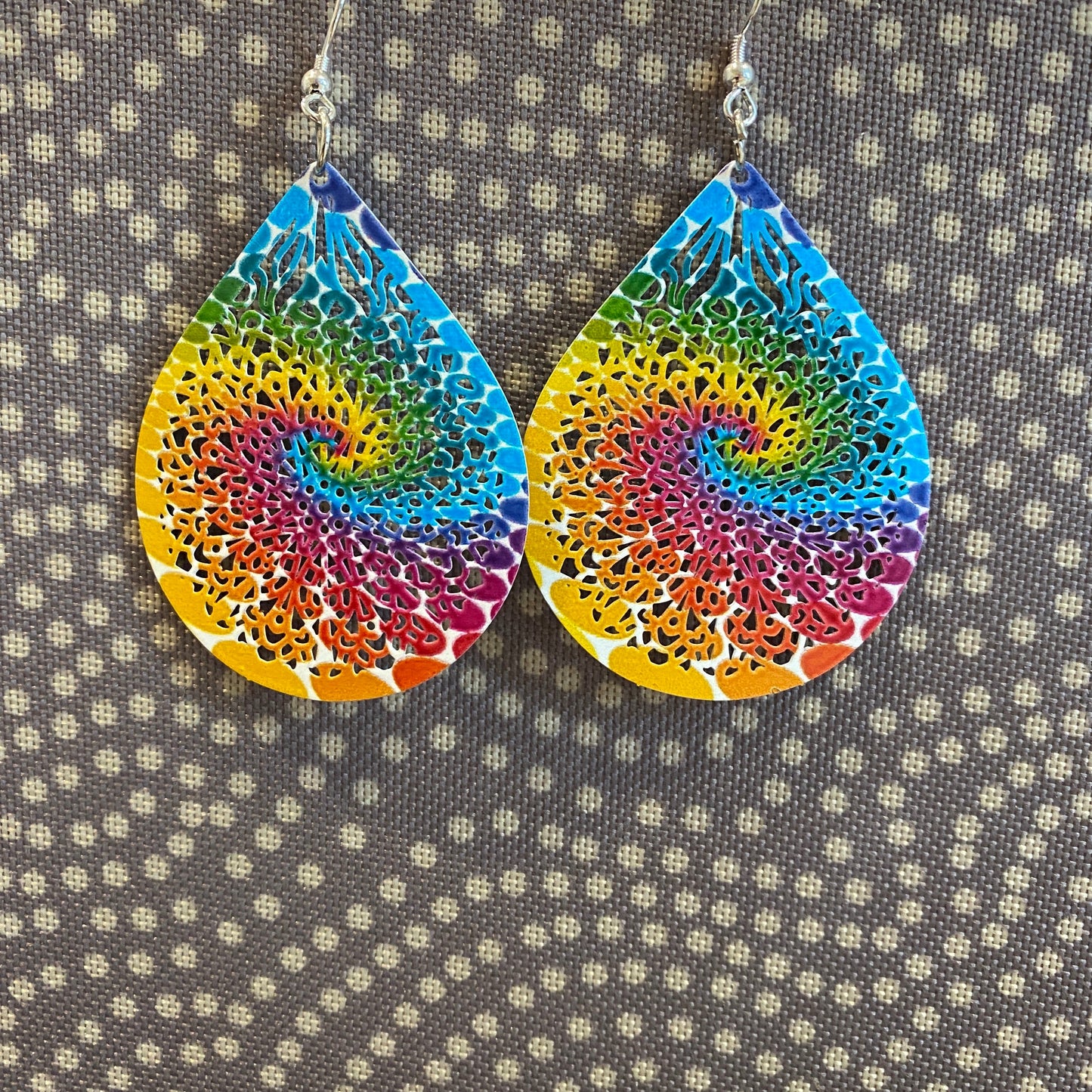 Metal Teardrop Earrings