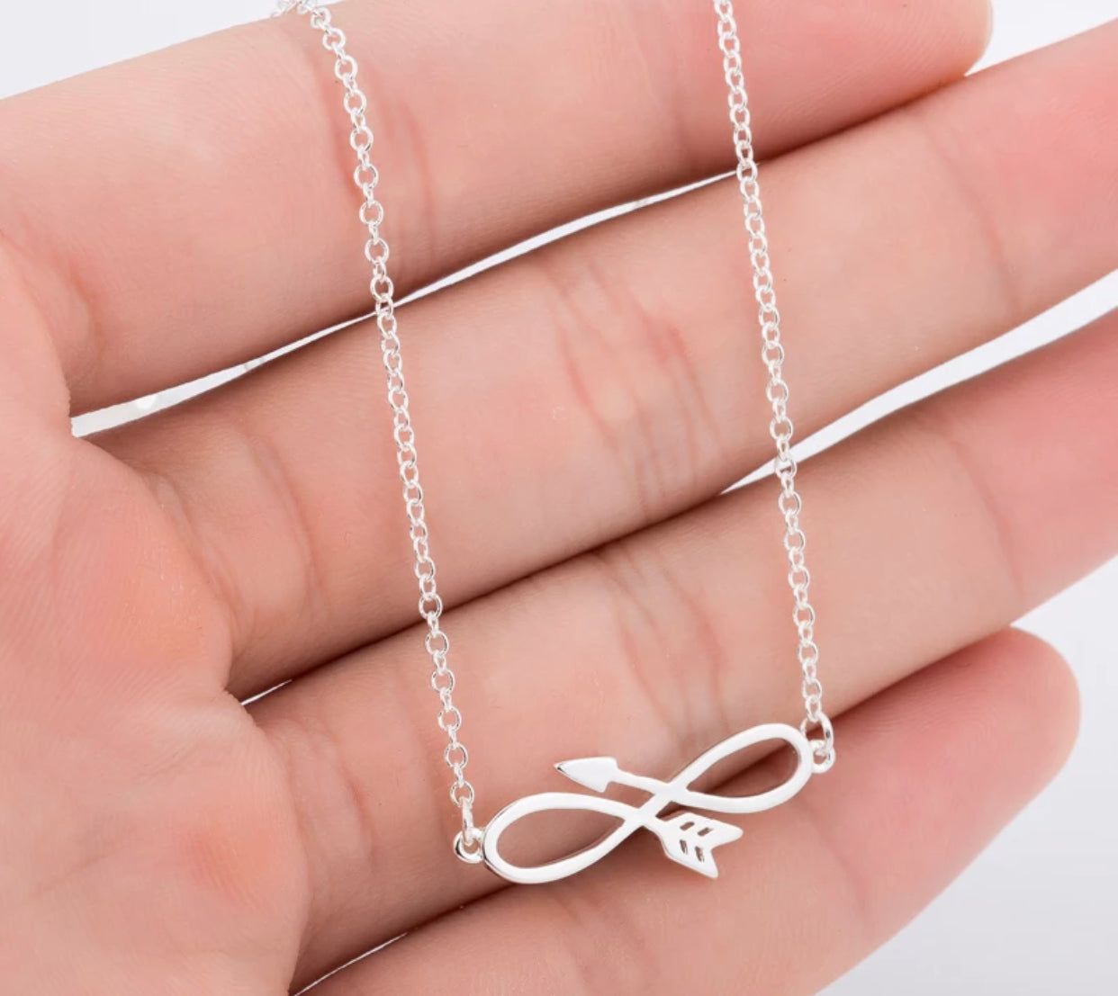 Necklace - Infinity Arrow