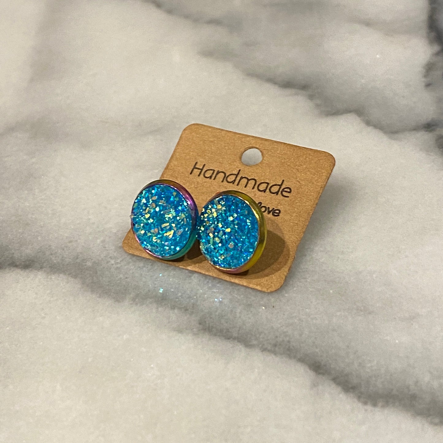 Druzy - Rainbow Oil Slick - 12mm