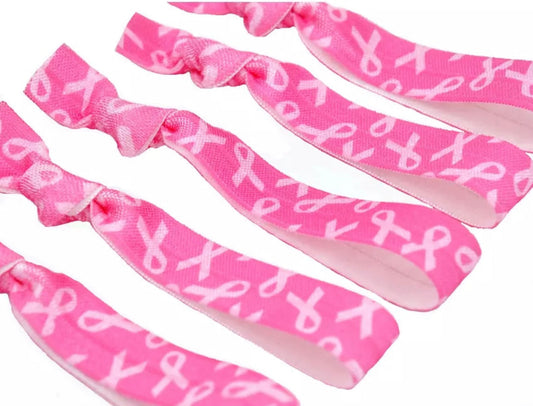 Hair Ties - Pink with Ribbons - BCA