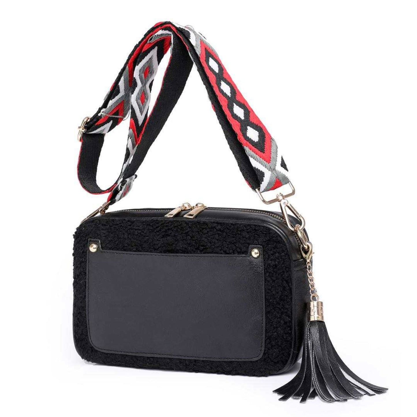 The Fuzzy Rectangle Crossbody Bag - PREORDER 9/21-9/23