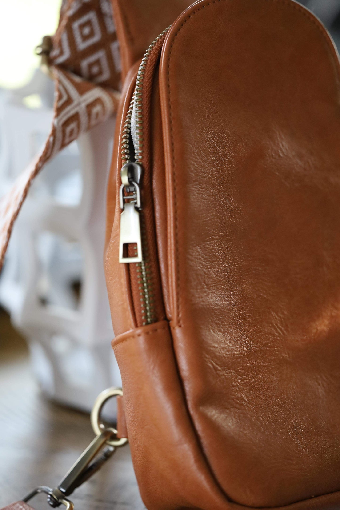 The Samantha - Sling Crossbody - Faux Leather - PREORDER