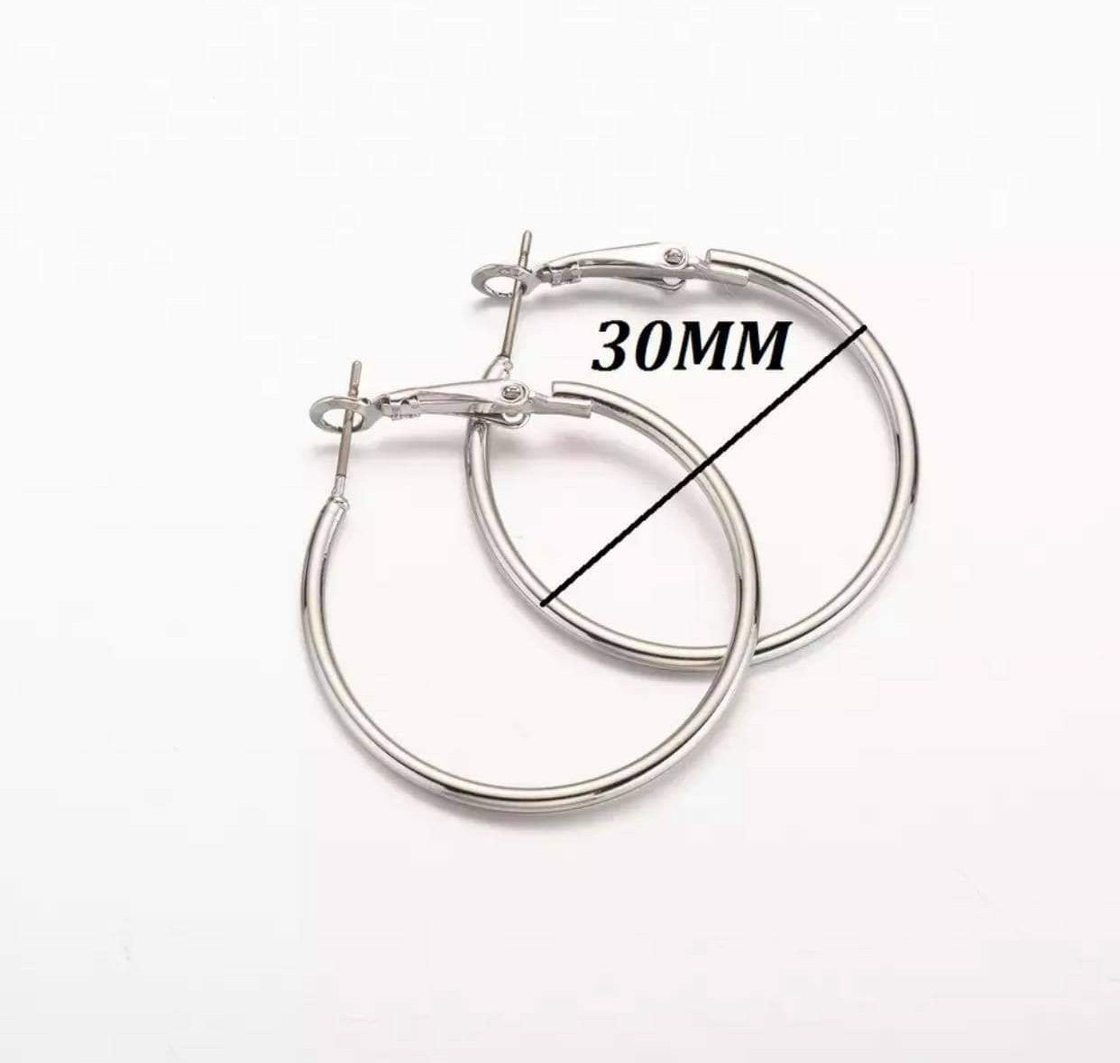 Metal Earrings - Hoops